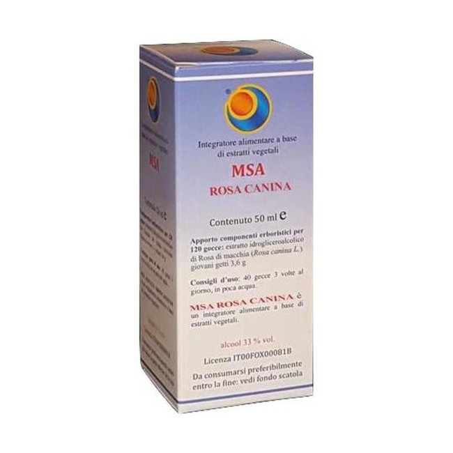 Herboplanet Msa Rosa Canina gocce 50 Ml Herboplanet Msa Rosa Canina gocce 50 Ml