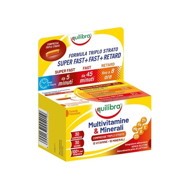 Equilibra Multivitamine e minerali integratore 30 compresse