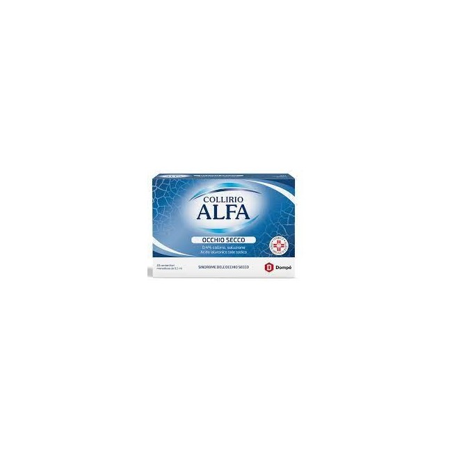 Collirio alfa occhio secco monodose 20 flaconcini 0,5ml