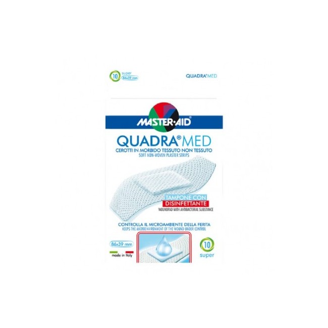 Master-aid Quadra Dermoattivo Super 10 Pezzi Master-aid Quadra Dermoattivo Super 10 Pezzi