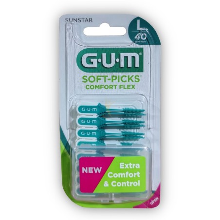 Sunstar Italiana Gum Comfort Flex Soft Picks Large 40 Pezzi Sunstar Italiana Gum Comfort Flex Soft Picks Large 40 Pezzi