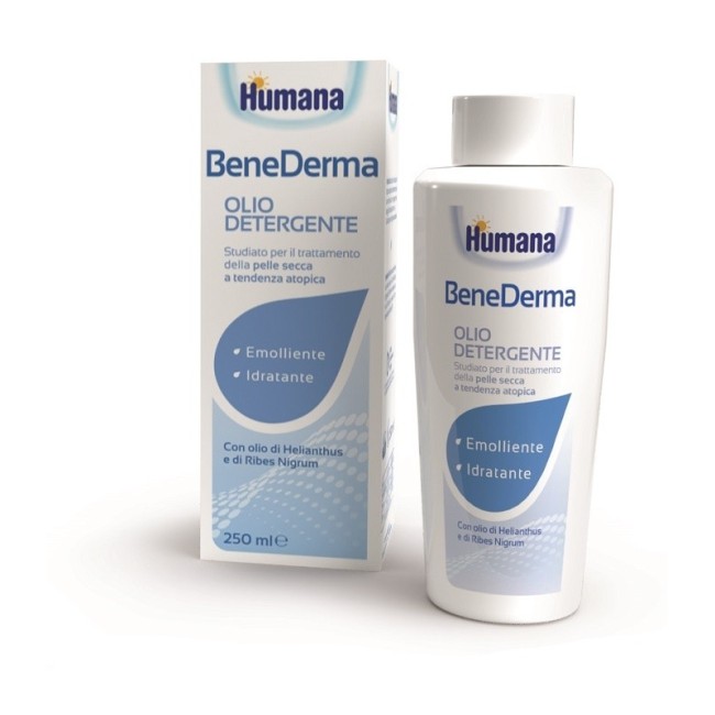 Humana Italia Benederma Olio Detergente emolliente 250 Ml Humana Italia Benederma Olio Detergente emolliente 250 Ml
