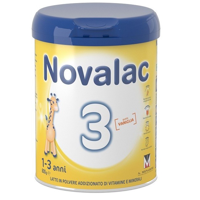 Menarini Novalac 3 latte per bambini 800 G Menarini Novalac 3 latte per bambini 800 G