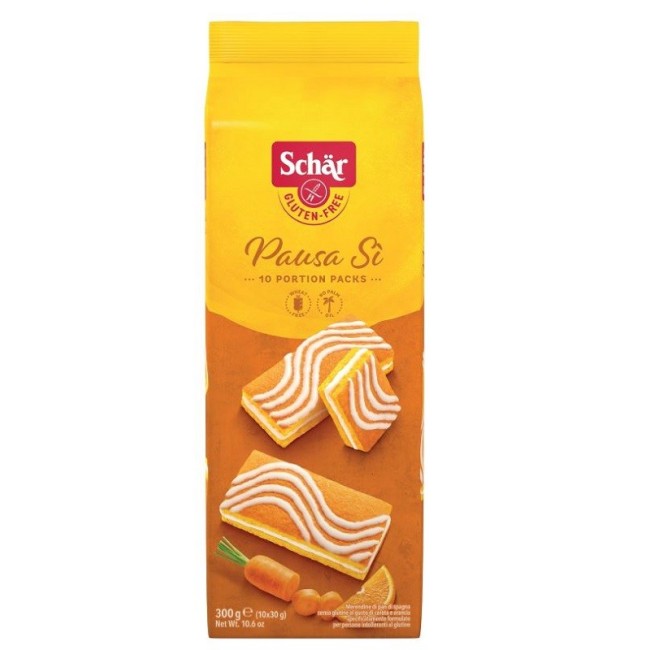 Dr. Schar Pausa Si' merendine di pan di spagna 300 G Dr. Schar Pausa Si' merendine di pan di spagna 300 G