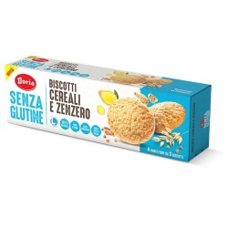 Alpipan Doria Biscotti Cereali-zenzero senza glutine 4x37,5 Grammi
