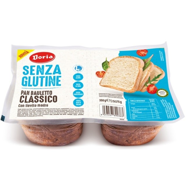 Alpipan Doria Pan Bauletto Classico senza glutine 2x175 G Alpipan Doria Pan Bauletto Classico senza glutine 2x175 G