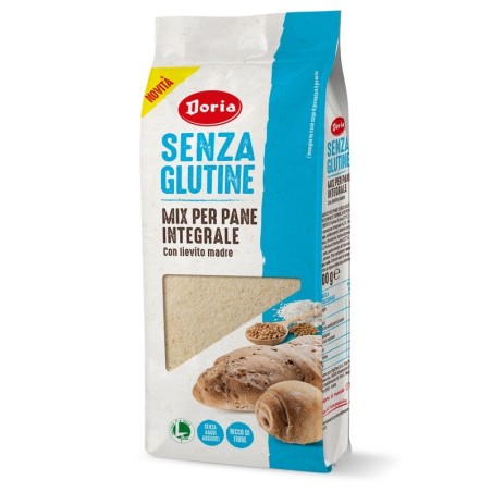 Doria Mix Preparato Per Pane Integrale 500 G Senza Glutine Doria Mix Preparato Per Pane Integrale 500 G Senza Glutine