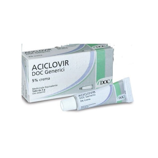 Aciclovir Doc*crema 3g 5%