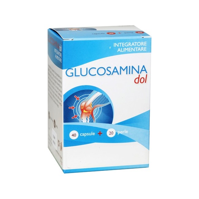 Aqua Viva Glucosamina Dol integratore 40 Capsule + 20 Perle Aqua Viva Glucosamina Dol integratore 40 Capsule + 20 Perle