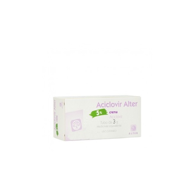Aciclovir Alter*crema 3g 5%