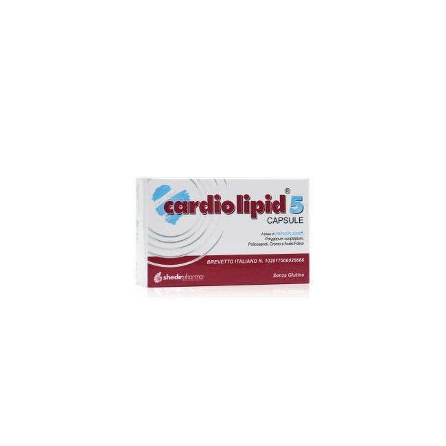 Shedir Cardiolipid 5 30 capsule integratore per il colesterolo Shedir Cardiolipid 5 30 capsule integratore per il colesterolo