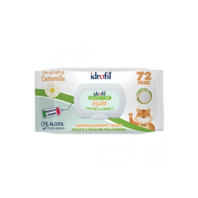 Idrofil Salviettine Baby Camomilla detergenti bambini 72 Pezzi Idrofil Salviettine Baby Camomilla detergenti bambini 72 Pezzi