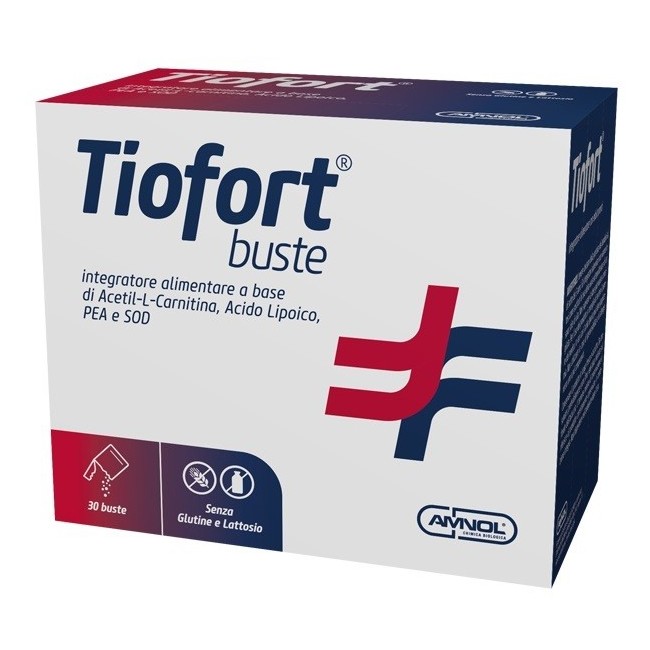 Amnol chimica biologica Tiofort integratore 30 buste da 5 g Amnol chimica biologica Tiofort integratore 30 buste da 5 g
