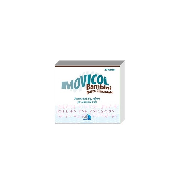 Movicol*bambini 20 Buste 6,9g Cioccolato