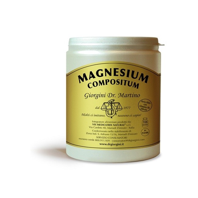 Dottor Giorgini Magnesium compositum polvere 500 g Dottor Giorgini Magnesium compositum polvere 500 g