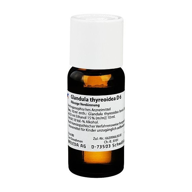 Weleda Glandula Thyreoidea D6 gocce 50 ml Weleda Glandula Thyreoidea D6 gocce 50 ml