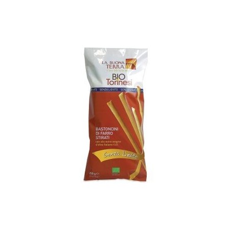 Baule Volante La Buona Terra Bio Torinesi Grissini Al Farro Senza Lievito 250 G Baule Volante La Buona Terra Bio Torinesi Grissini Al Farro Senza Lievito 250 G
