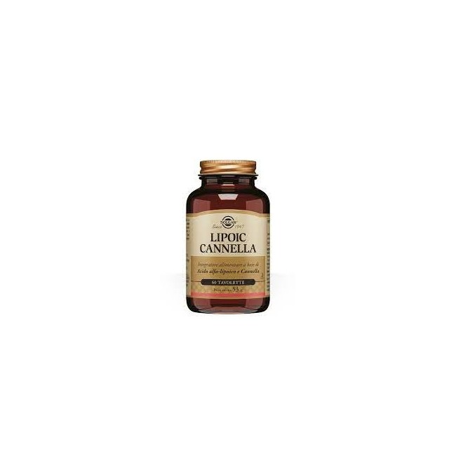 Solgar lipoic cannella integratore 60 tavolette Solgar lipoic cannella integratore 60 tavolette