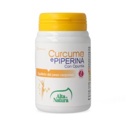 Alta natura Curcuma piperina opuntia 45 compresse