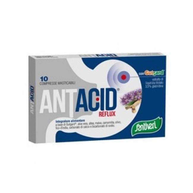 Santiveri Antacid reflux 10 compresse masticabili Santiveri Antacid reflux 10 compresse masticabili