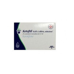 Ketoftil*collirio 25 Fiale 0,5ml 0,05%