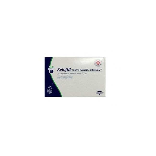 Ketoftil*collirio 25 Fiale 0,5ml 0,05%