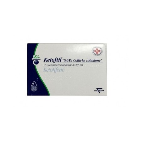 Ketoftil*collirio 25 Fiale 0,5ml 0,05%