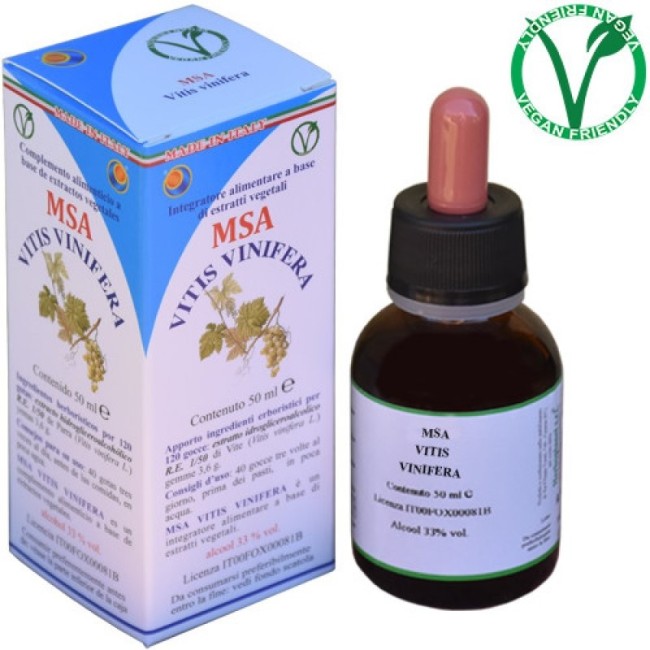 Herboplanet Msa Vitis Vinifera gocce 50 Ml Herboplanet Msa Vitis Vinifera gocce 50 Ml