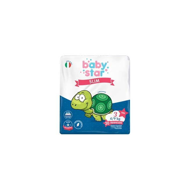 Farvima Babystar slim pannolini 4/9kg T3 20 pezzi