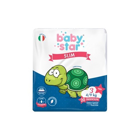Farvima Babystar slim pannolini 4/9kg T3 20 pezzi