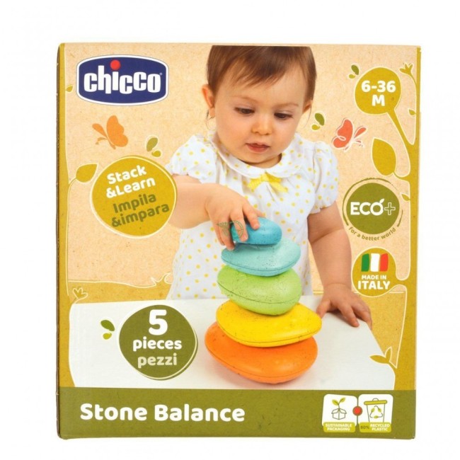 Chicco gioco stone balance 1 pezzo da 6 a 36 mesi Chicco gioco stone balance 1 pezzo da 6 a 36 mesi