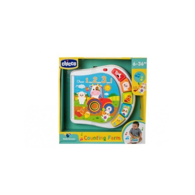Chicco Gioco Libro Fattoria dei Numeri da 6 a 36 mesi Chicco Gioco Libro Fattoria dei Numeri da 6 a 36 mesi