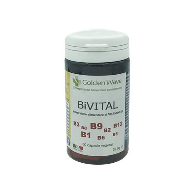 Golden Wave Bivital 60 capsule di vitamina B Golden Wave Bivital 60 capsule di vitamina B