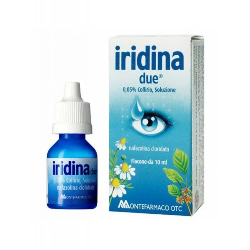 Rimedio per occhi secchi Iridina Due Collirio 10ml 0,5 mg/ml