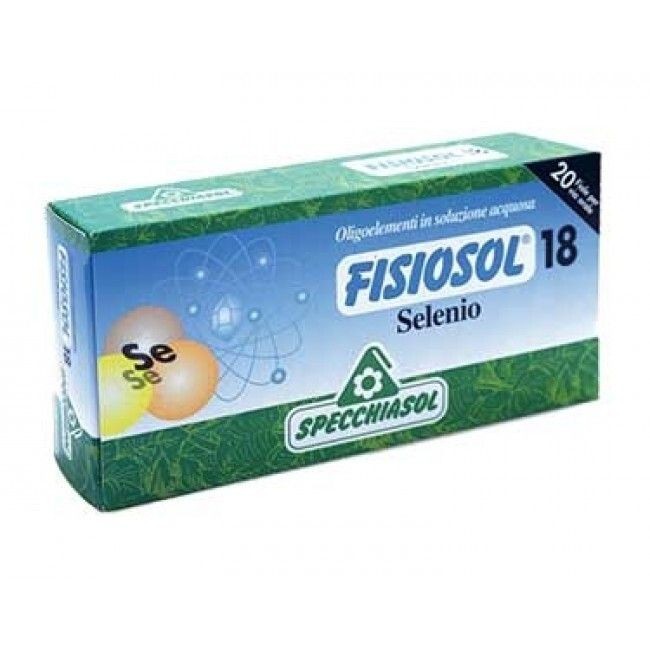 Specchiasol Fisiosol 18 Selenio oligoelementi 20 fiale Specchiasol Fisiosol 18 Selenio oligoelementi 20 fiale