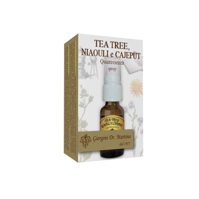 Dr. Giorgini Tea Tree Niaouli E Cajeput Quintessenza Spray 15 Ml Dr. Giorgini Tea Tree Niaouli E Cajeput Quintessenza Spray 15 Ml