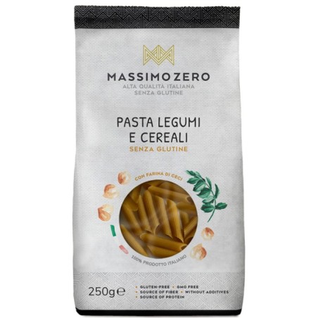 Massimo Zero Legumi E Cereali Penne con fibre 250 G Massimo Zero Legumi E Cereali Penne con fibre 250 G