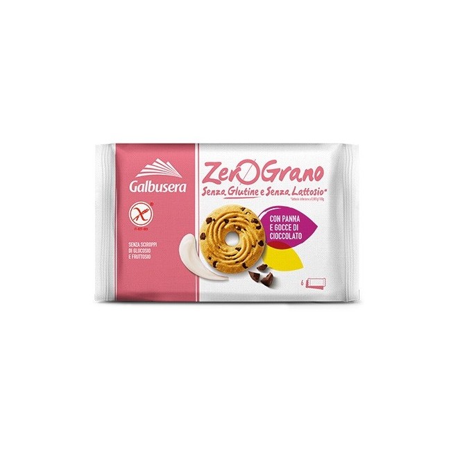 Galbusera Zerograno Biscotto Panna E Cioccolato 220 G