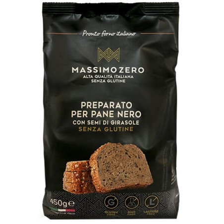 Massimo Zero Preparato Per Pane Nero Con Semi Di Girasoli 450 G Massimo Zero Preparato Per Pane Nero Con Semi Di Girasoli 450 G