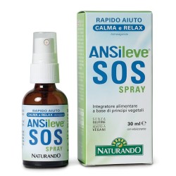 Naturando Ansileve Sos Spray con olio di semi di canapa 30 Ml