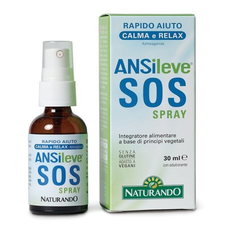 Naturando Ansileve Sos Spray con olio di semi di canapa 30 Ml