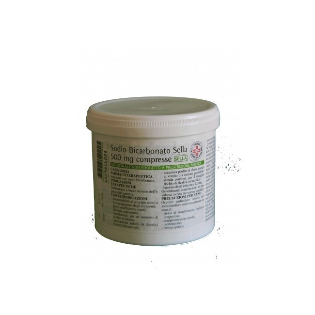 Sodio Bicarbonato Sella* 1000 Compresse 500mg