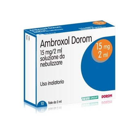 Ambroxol Dorom* Soluzione Da Nebulizzare 10 Fiale 2ml15mg Ambroxol Dorom* Soluzione Da Nebulizzare 10 Fiale 2ml15mg