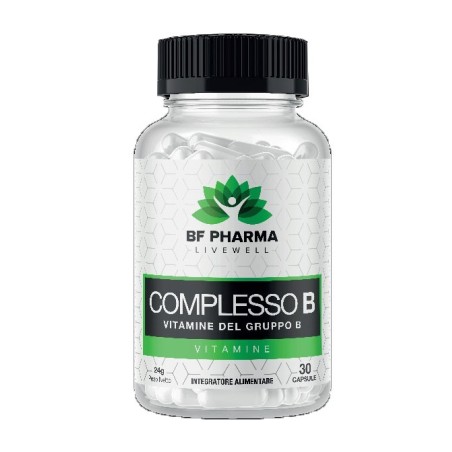 BF Pharma Complesso B Integratore 30 capsule BF Pharma Complesso B Integratore 30 capsule