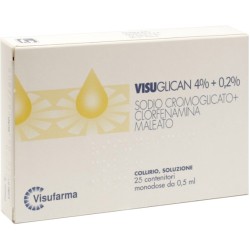 Visuglican*collirio 25 Dosi 4%+0,2%