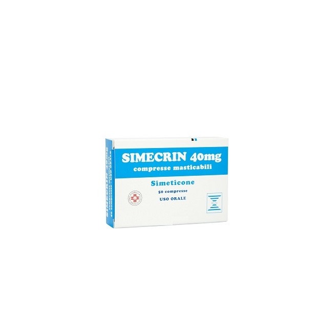 Simecrin* 50 Compresse Masticabili 40mg