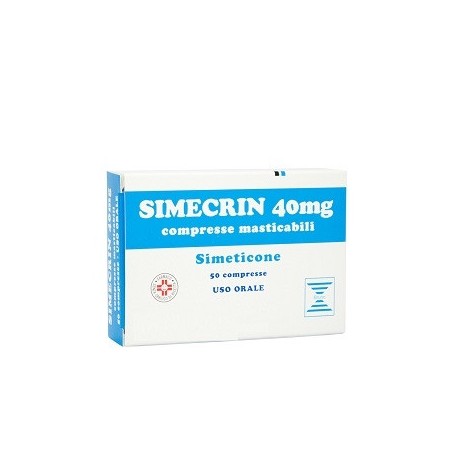 Simecrin* 50 Compresse Masticabili 40mg