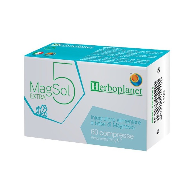 Herboplanet Magsol 5 Extra Integratore 60 compresse Herboplanet Magsol 5 Extra Integratore 60 compresse