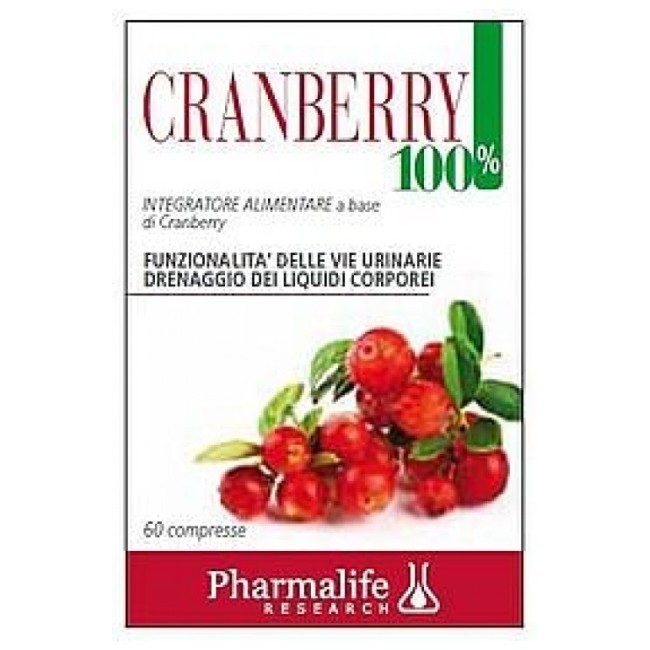 Pharmalife Cranberry 100% Integratore 60 compresse Pharmalife Cranberry 100% Integratore 60 compresse