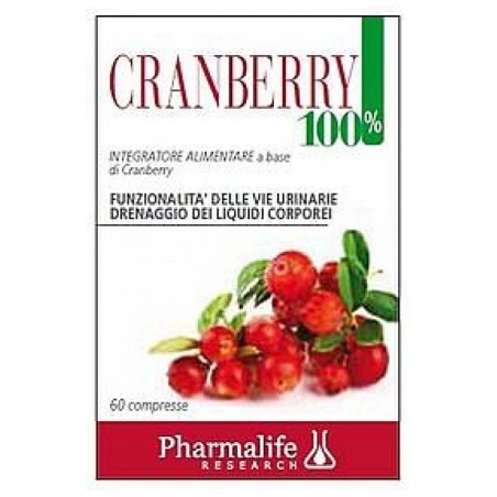 Pharmalife Cranberry 100% Integratore 60 compresse Pharmalife Cranberry 100% Integratore 60 compresse